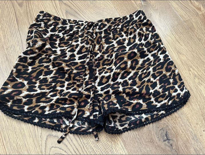 leopard shorts - ladies size small