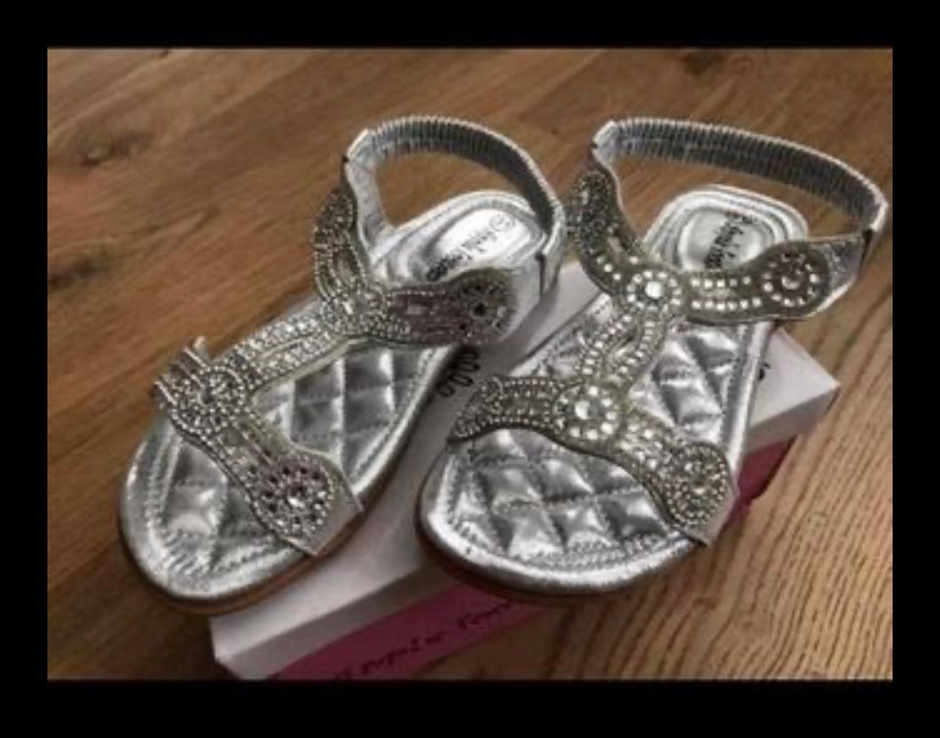 Elena sandals - silver