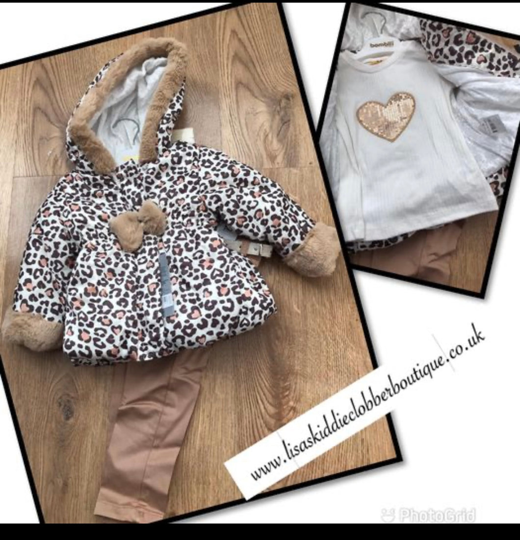 3pc coat, top and trouser set
