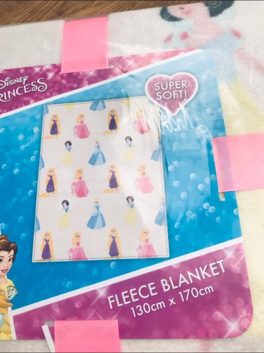 princess large fleece blanket