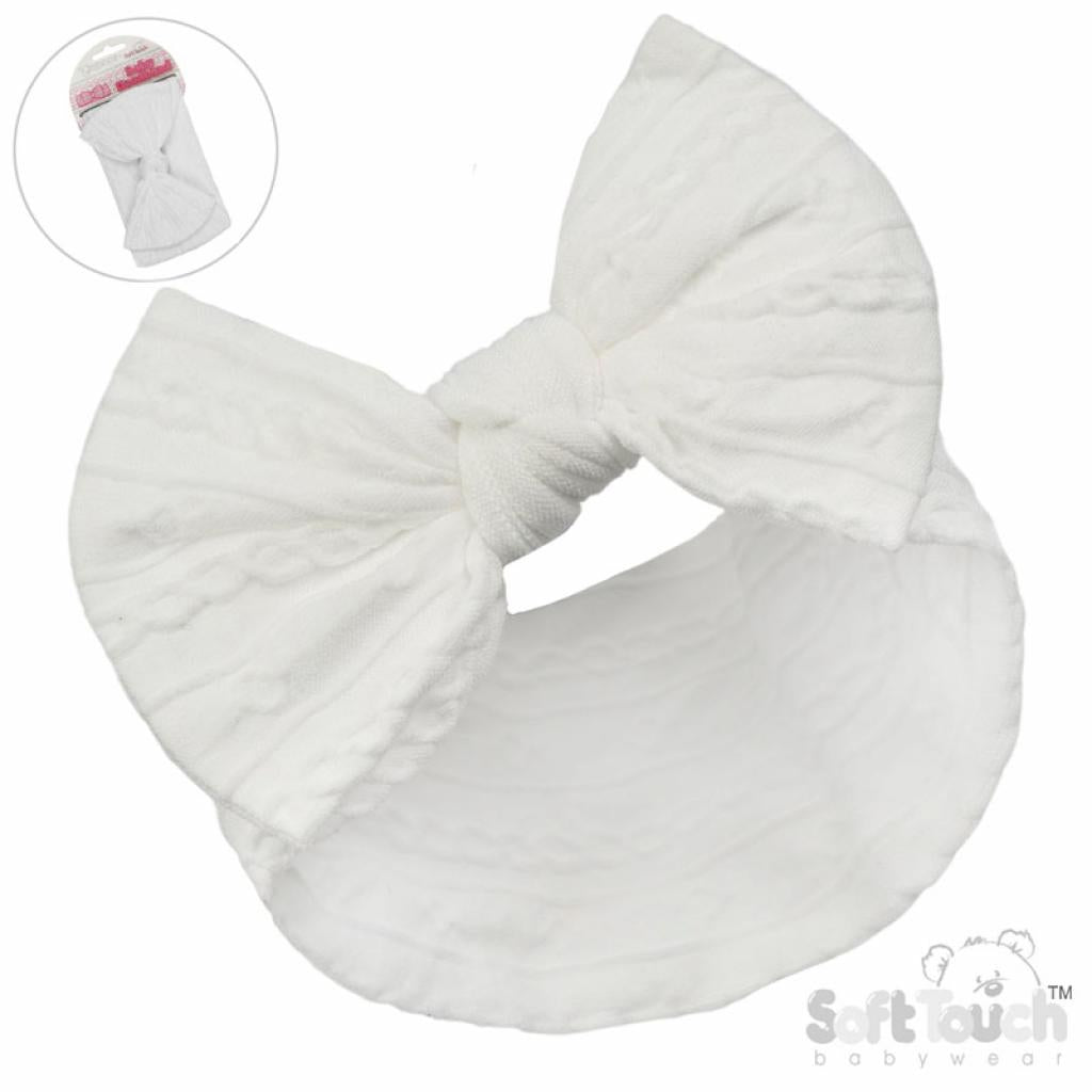 Aoife headband - white