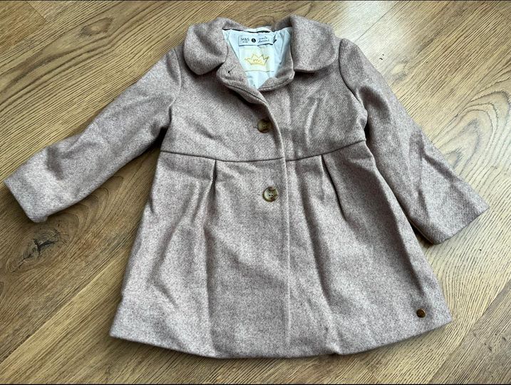 M&S girls coat - 2/3 years