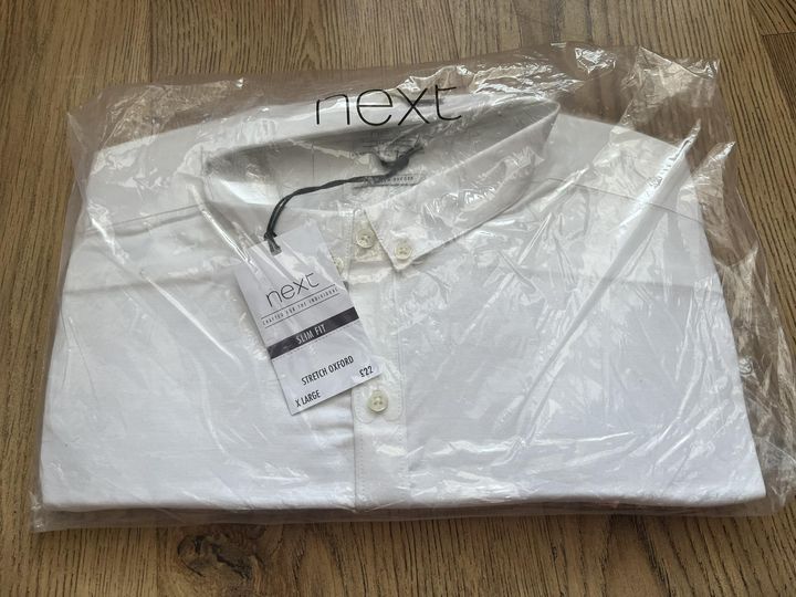 mens next slim fit shirt - size extra large