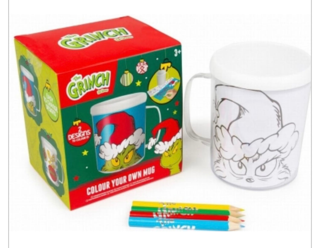 The grinch colour in your own mug