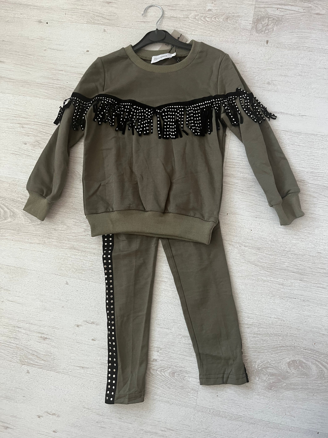 Irene 2pc khaki set