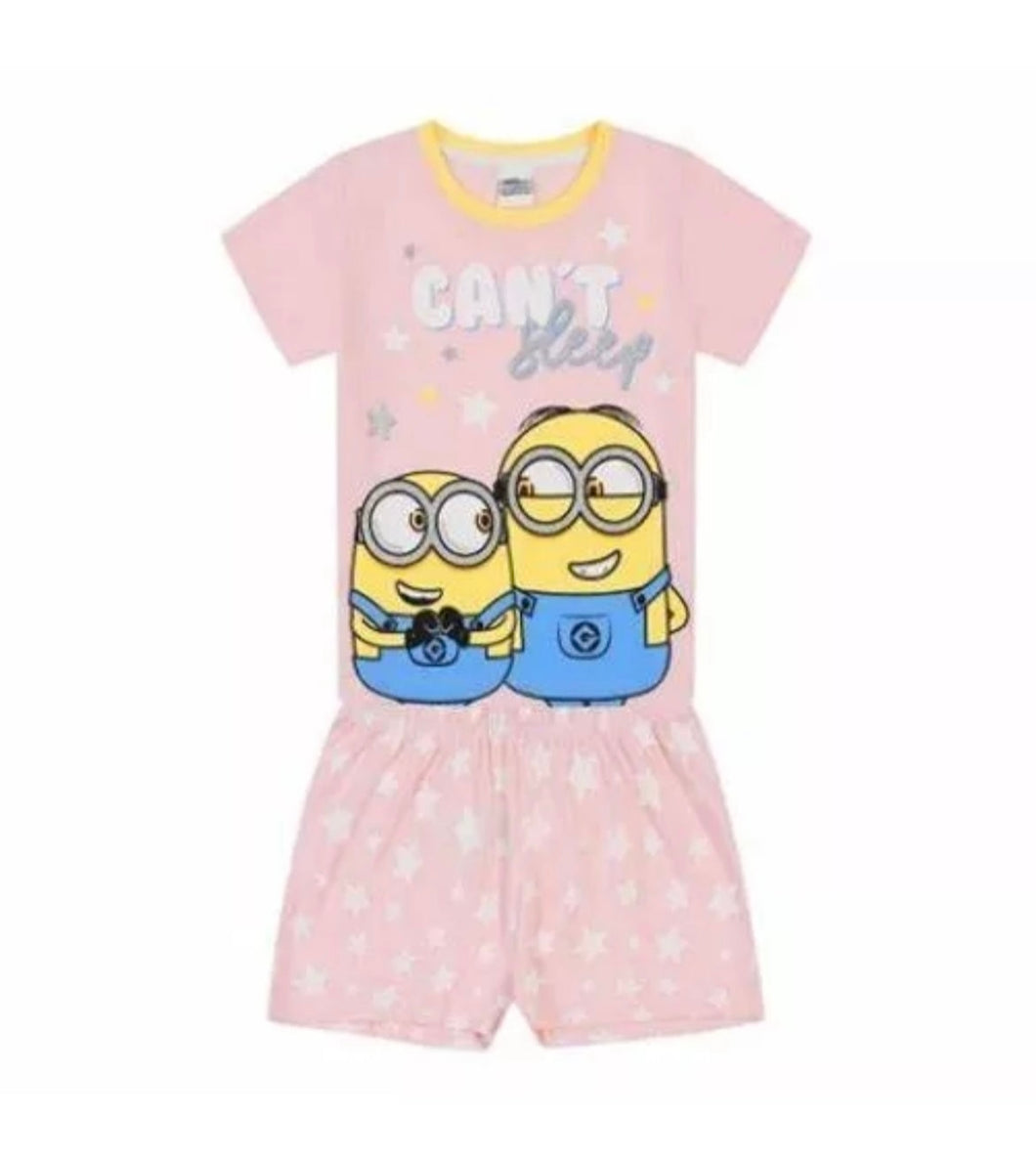 Minion short pyjamas - 5/6 years
