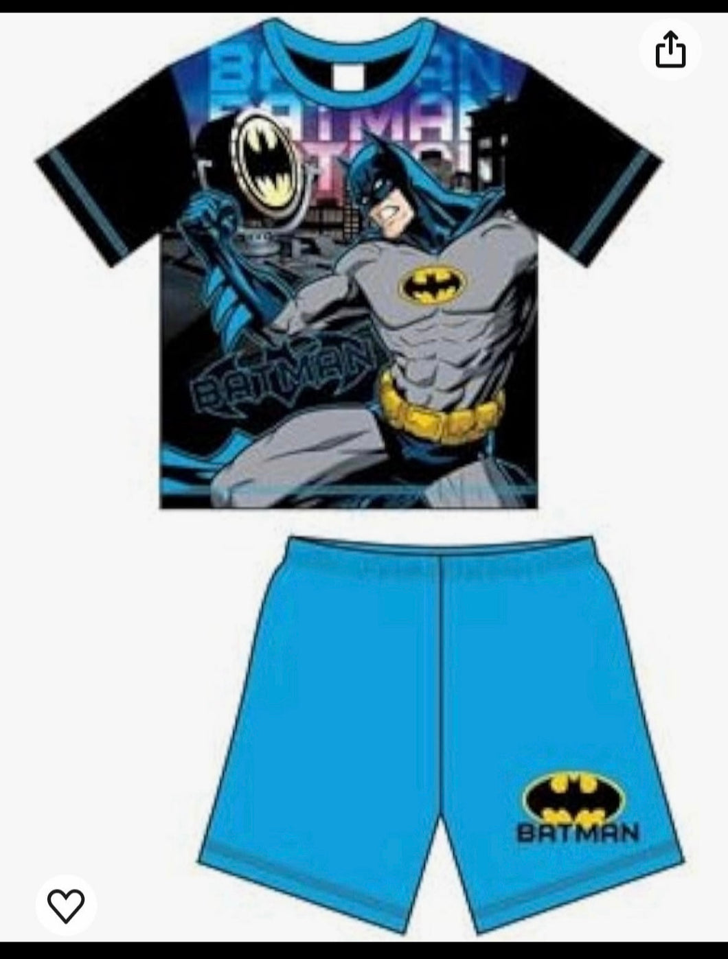 Batman short pyjamas