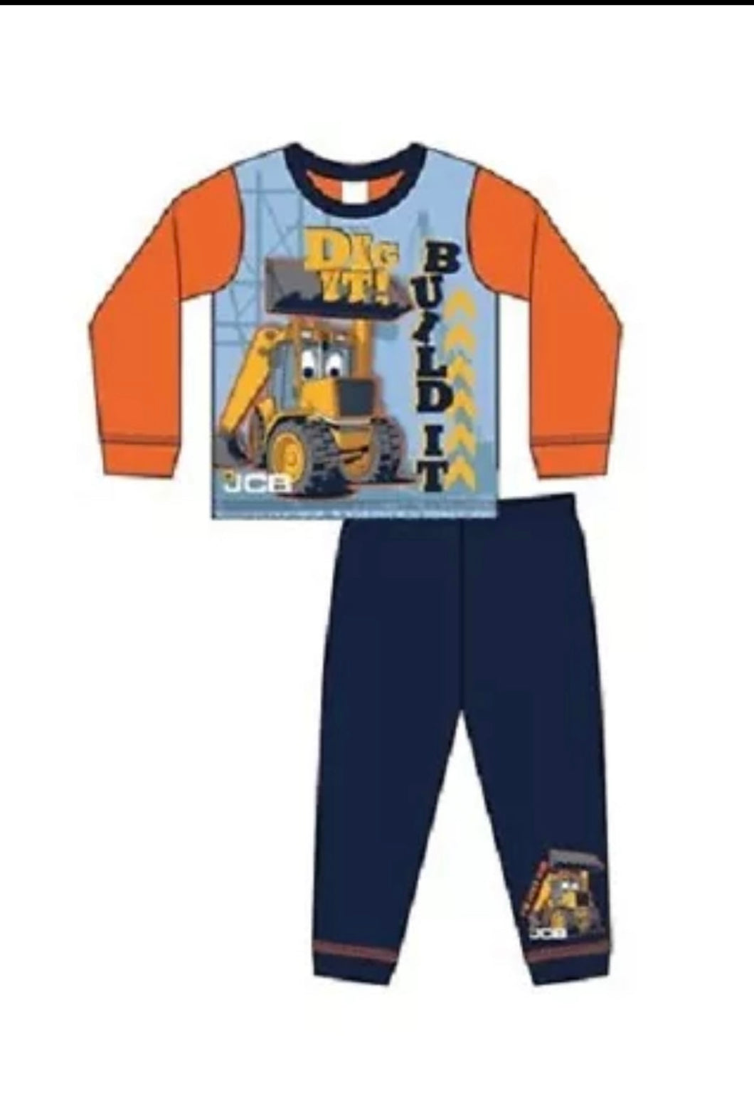JCB pyjamas- 18/24 months