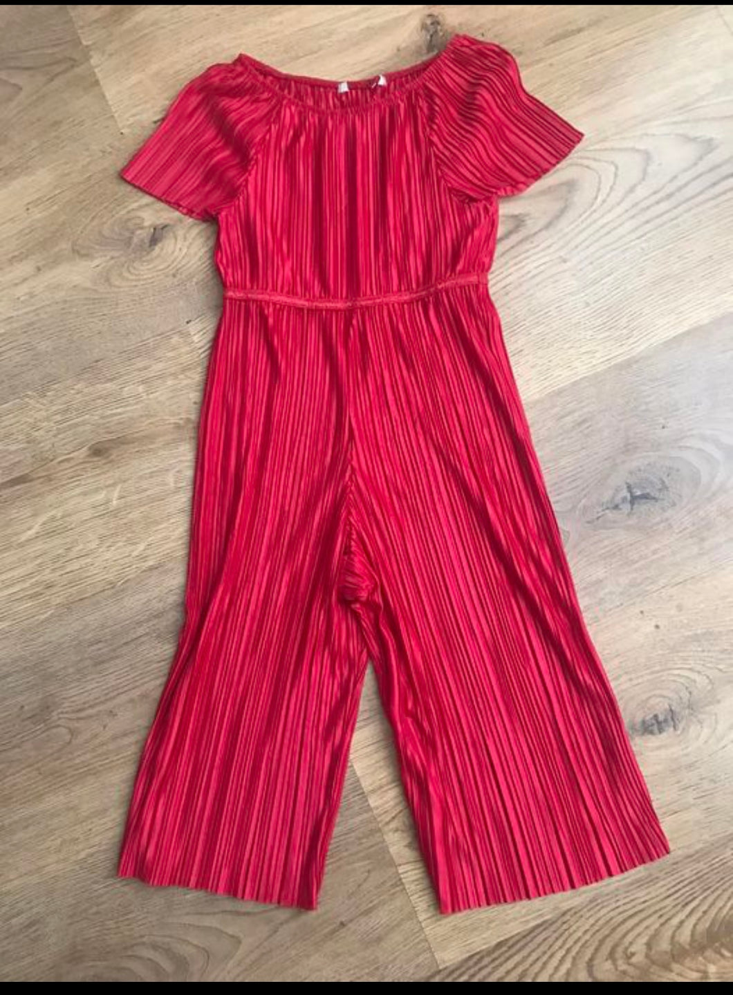 Red jumpsuit