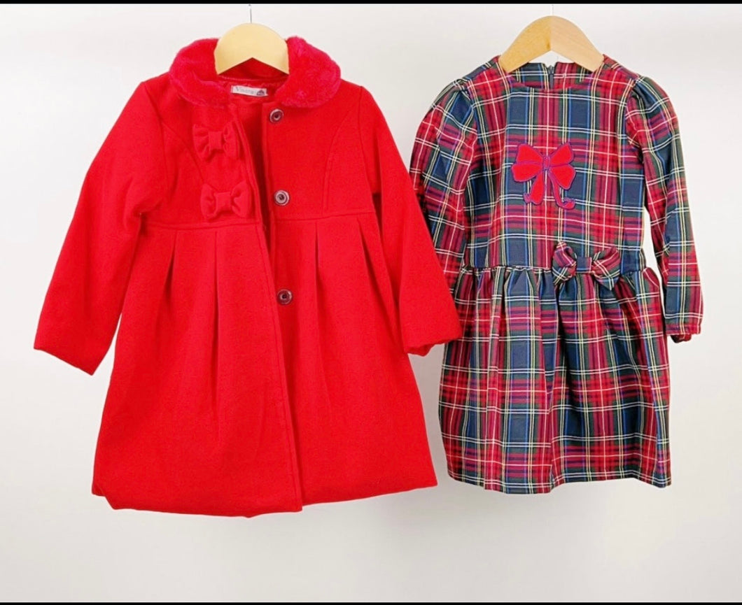 Freya coat and dress set