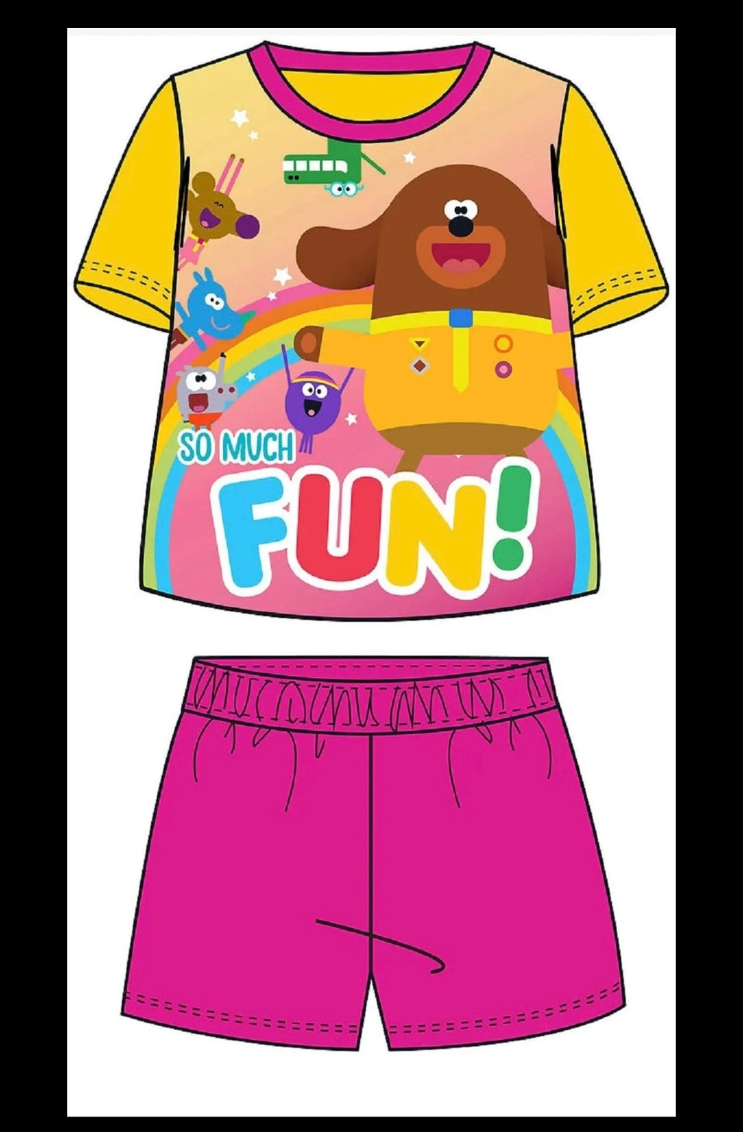 Hey duggee short pyjamas