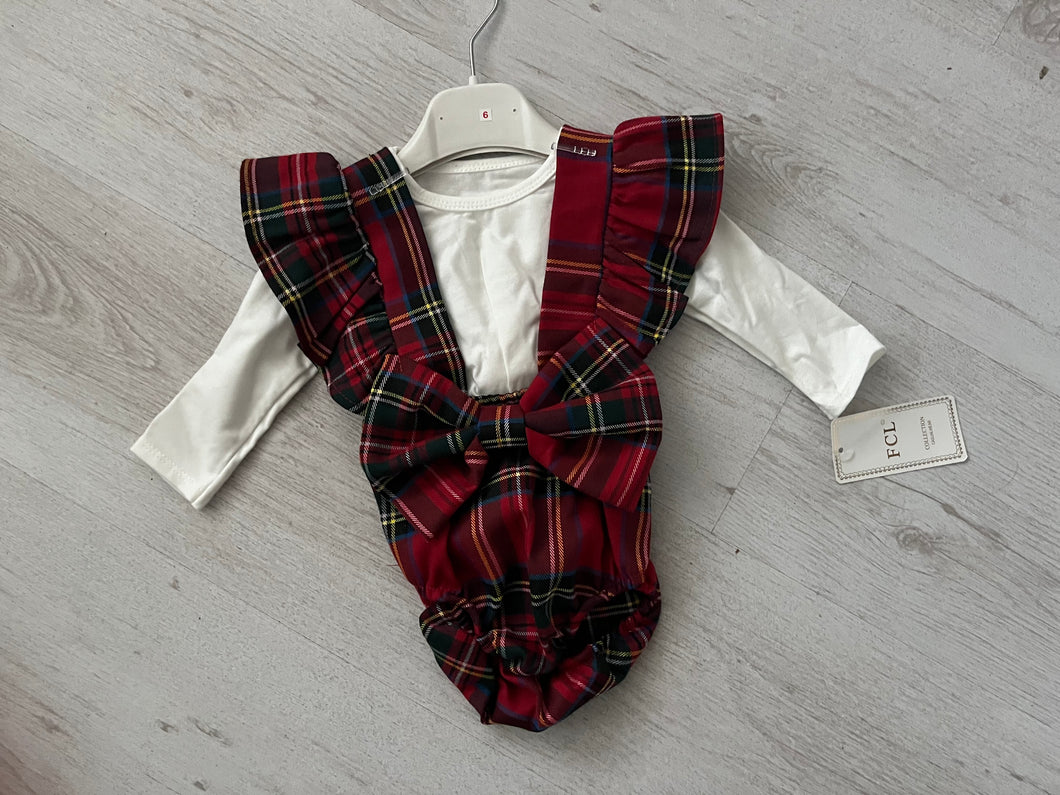 2pc tartan set - 6 months