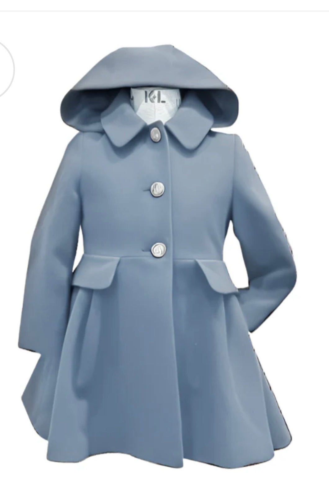 Light blue smart coat