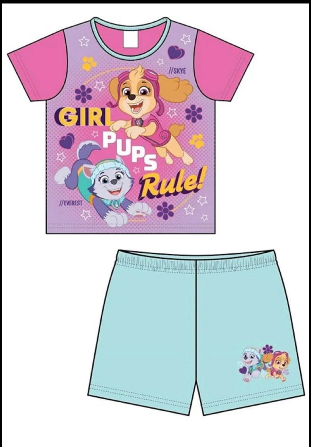 Paw patrol short pyjamas - 2/3 years
