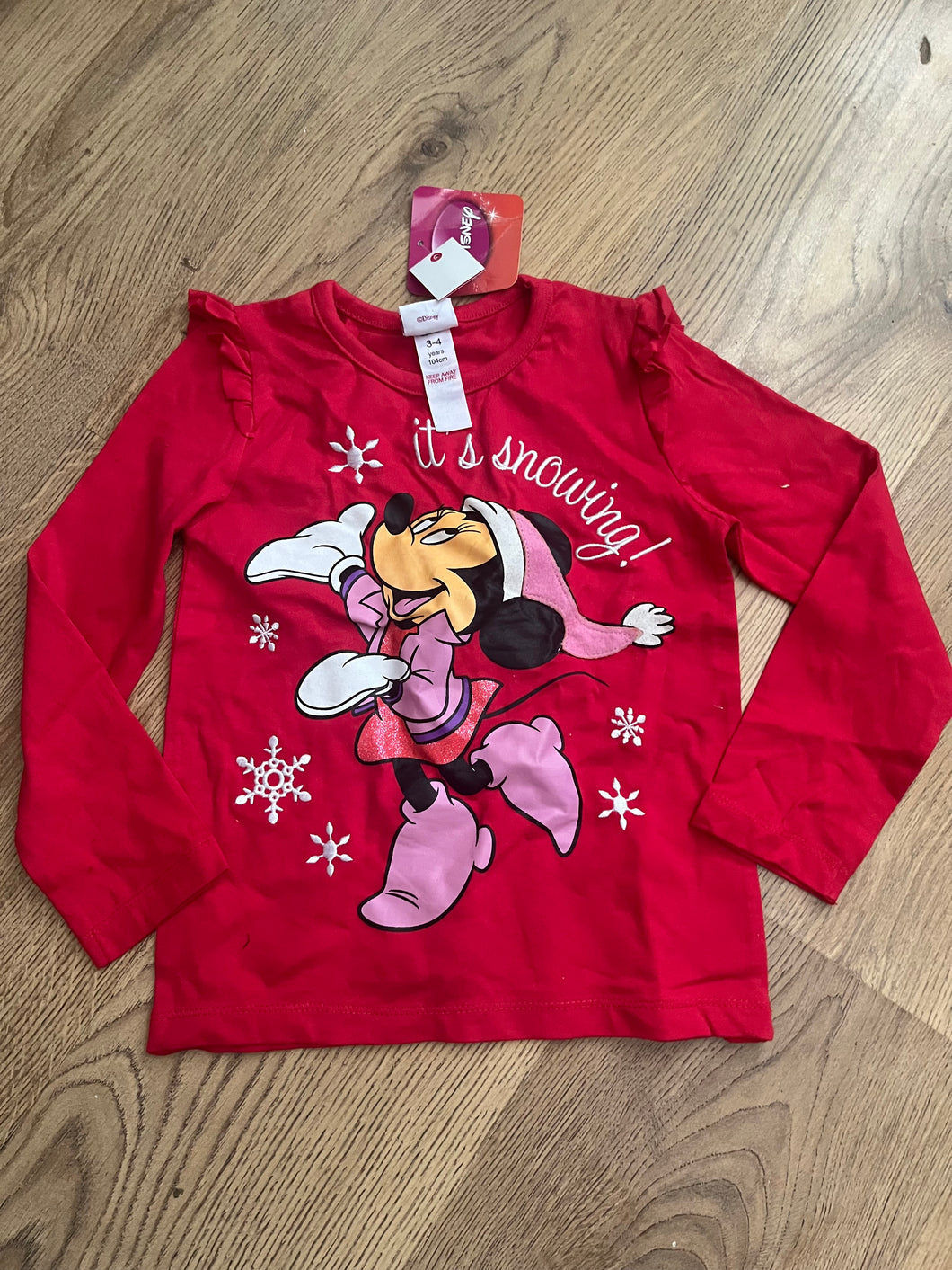 Minnie Mouse top - 3/4 years