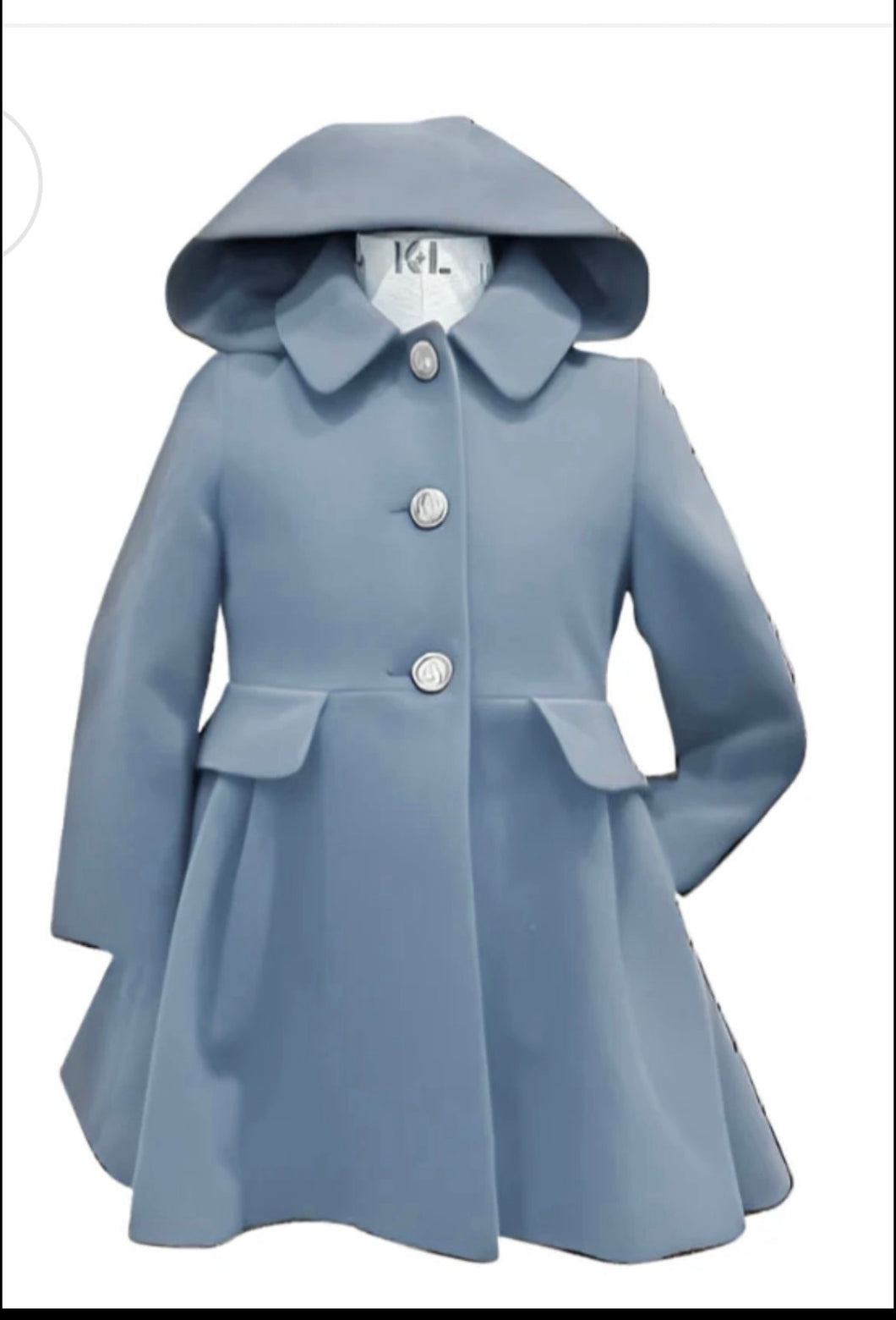 Blue smart coat