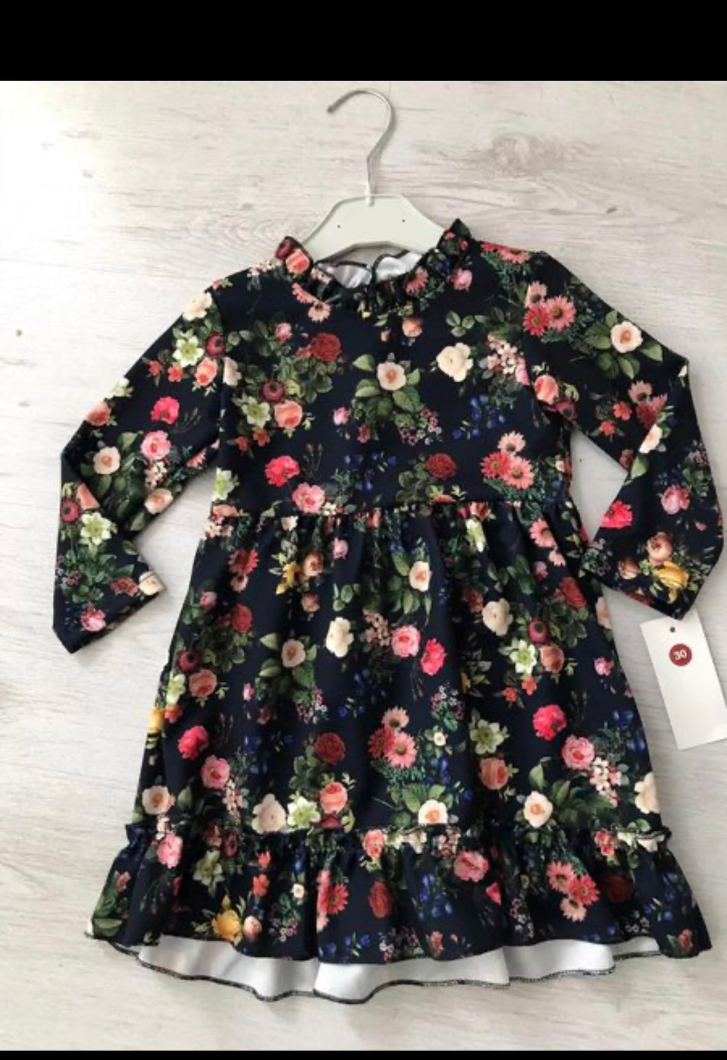 Floral dress - navy