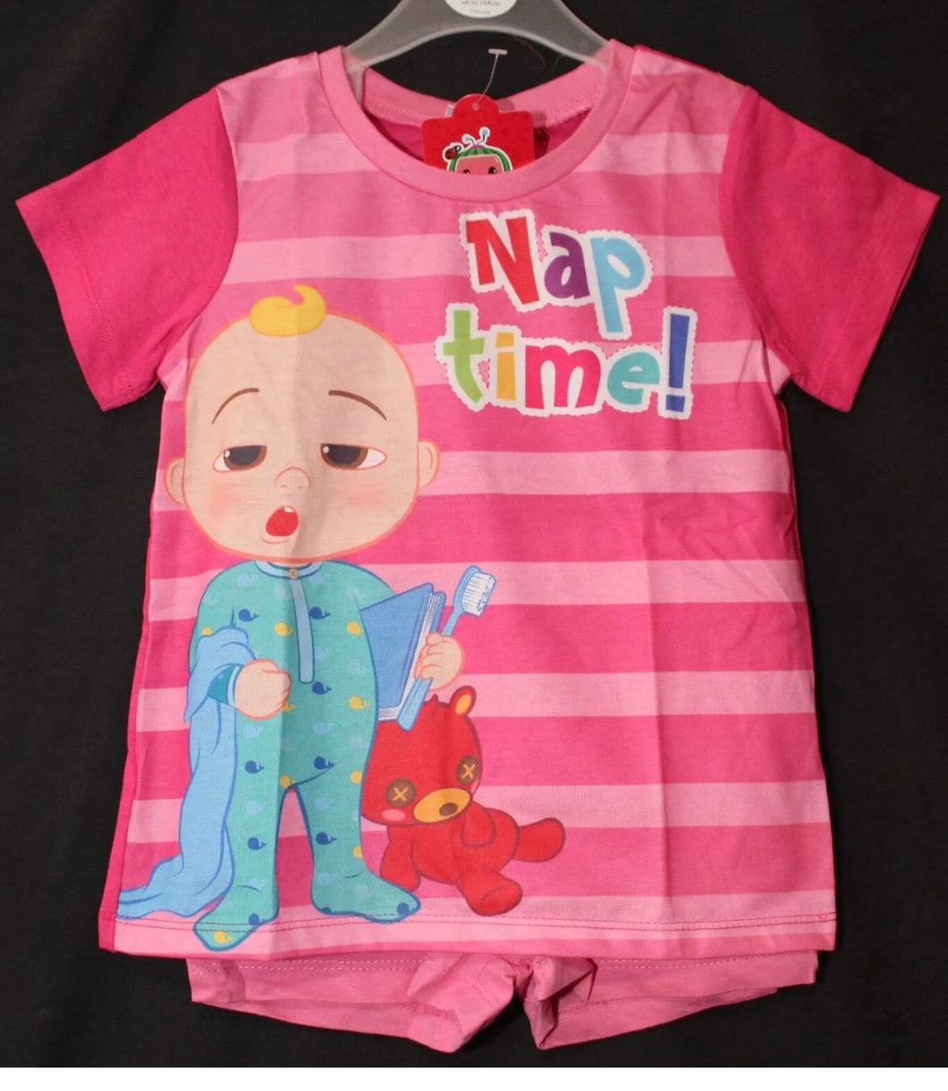 Cocomelon short pyjamas- 12/18 months