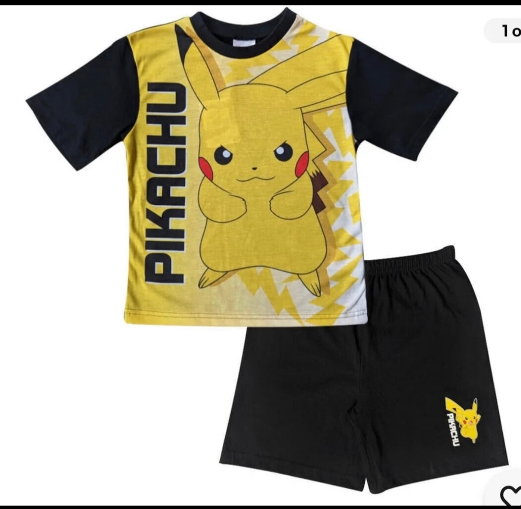 Pikachu short pyjamas- 11/12 years
