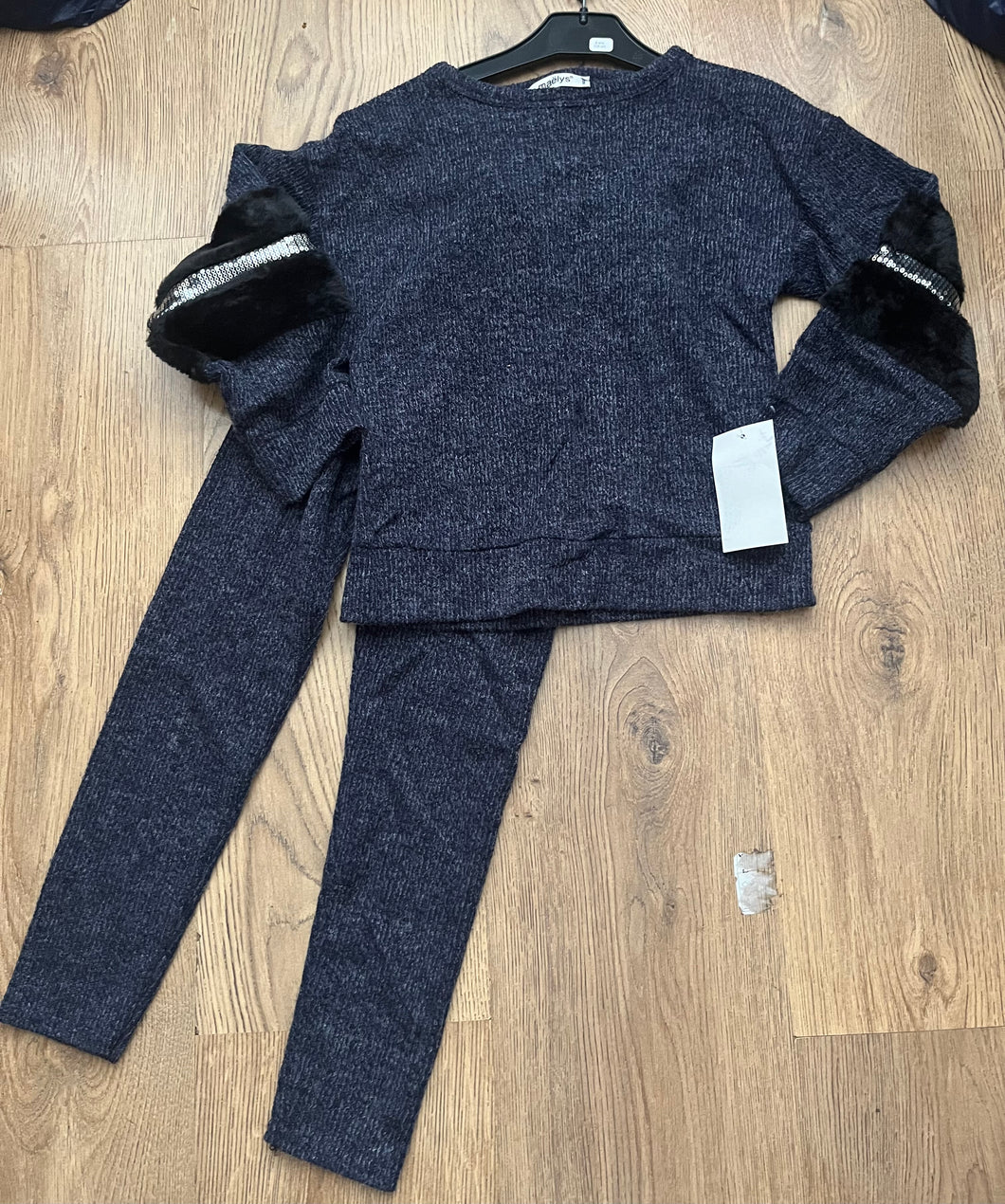 Kylie 2pc set - 8 years, navy