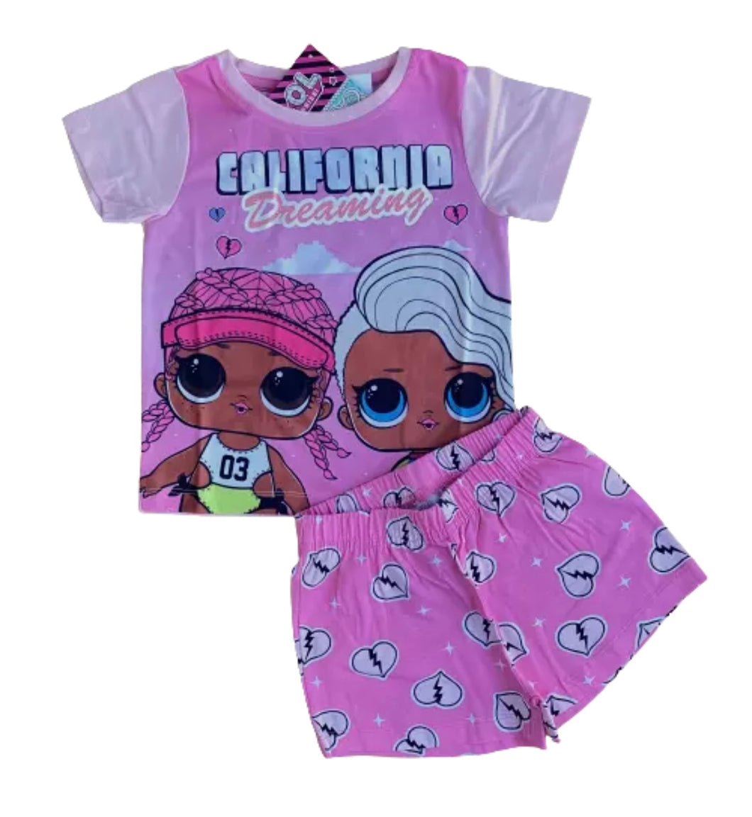 LOL short pyjamas- 4/5 years