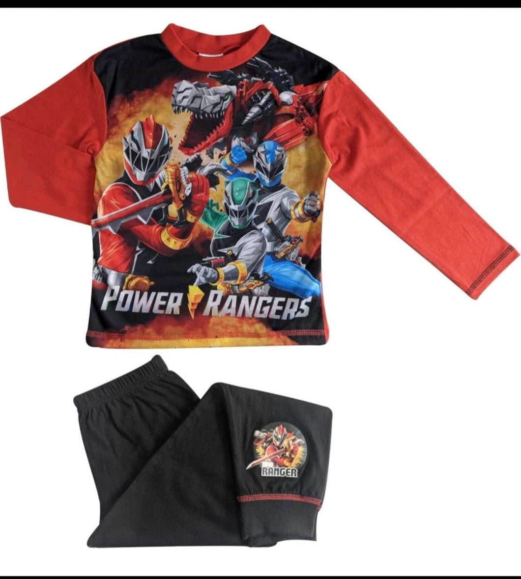 Power rangers pyjamas- 4/5 years