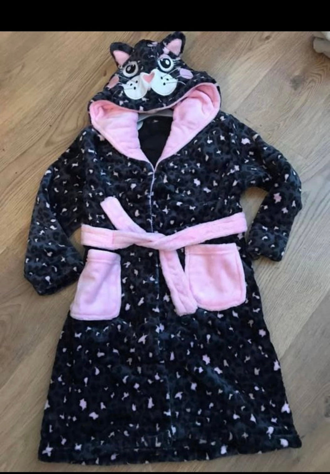 Cat dressing gown