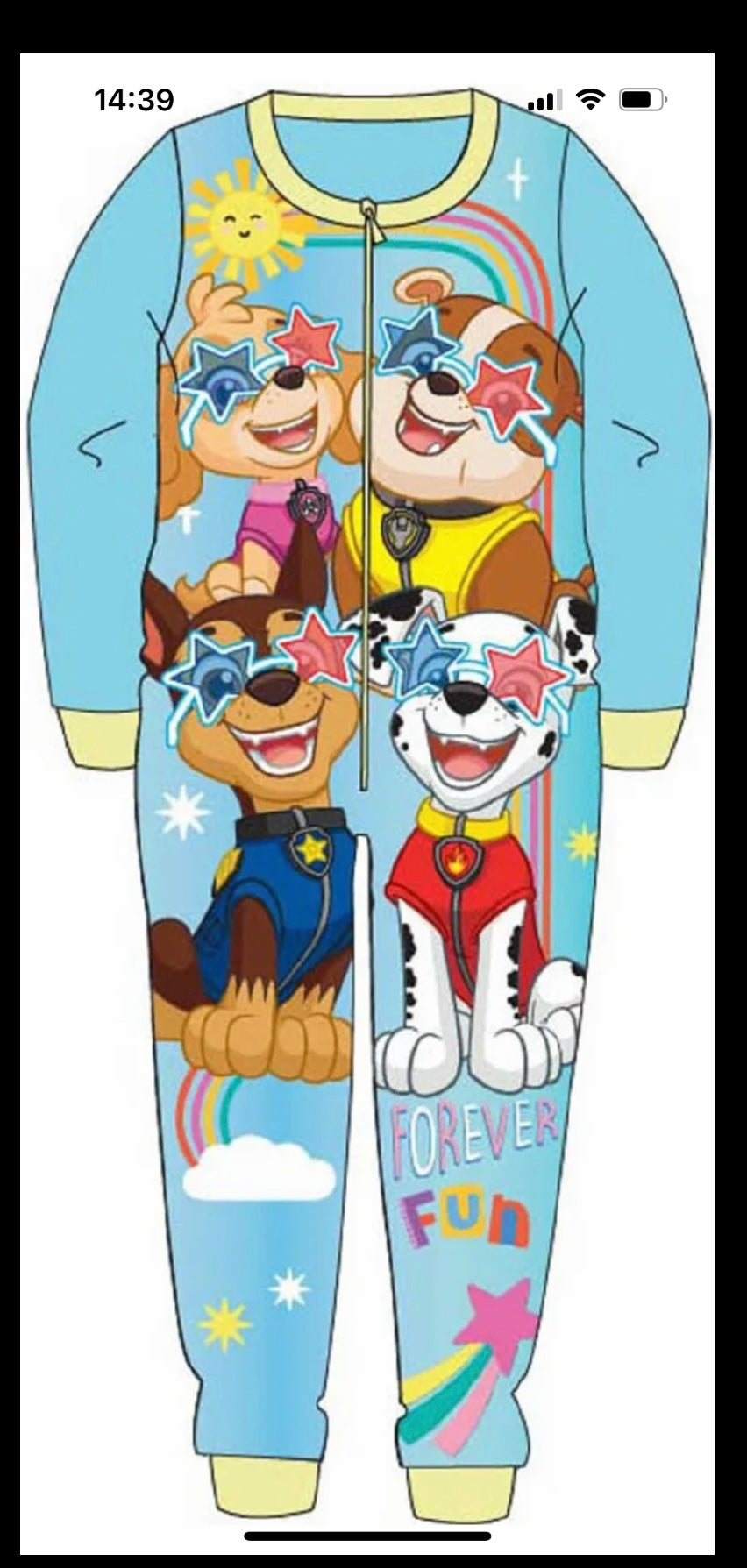 Paw patrol onesie