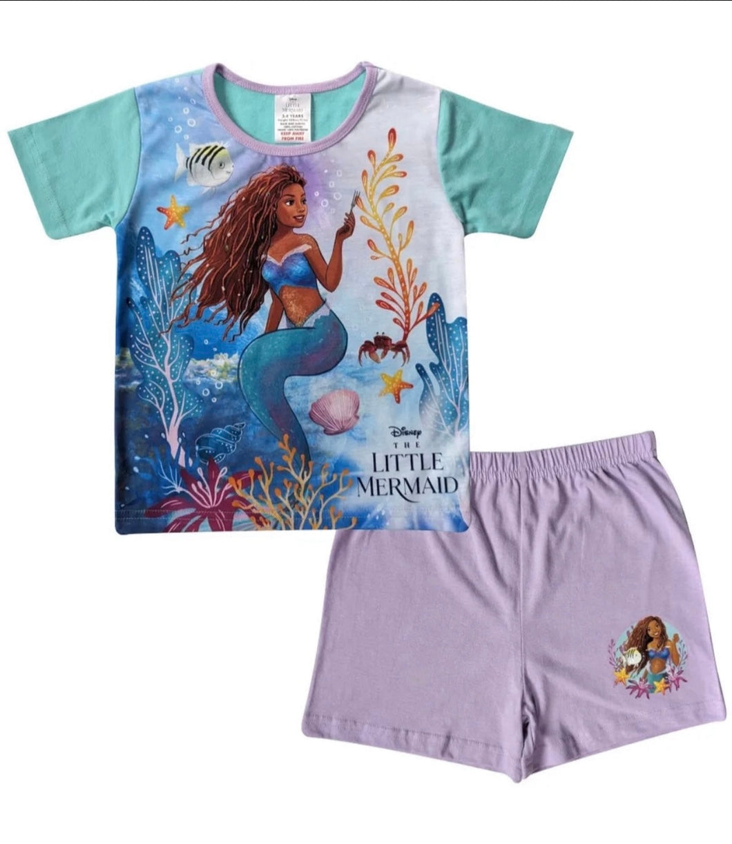 The little mermaid short pyjamas
