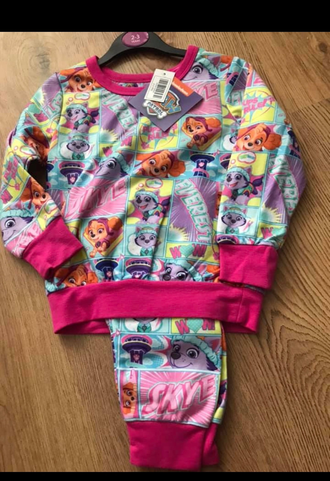 Paw patrol pyjamas - 2/3 years