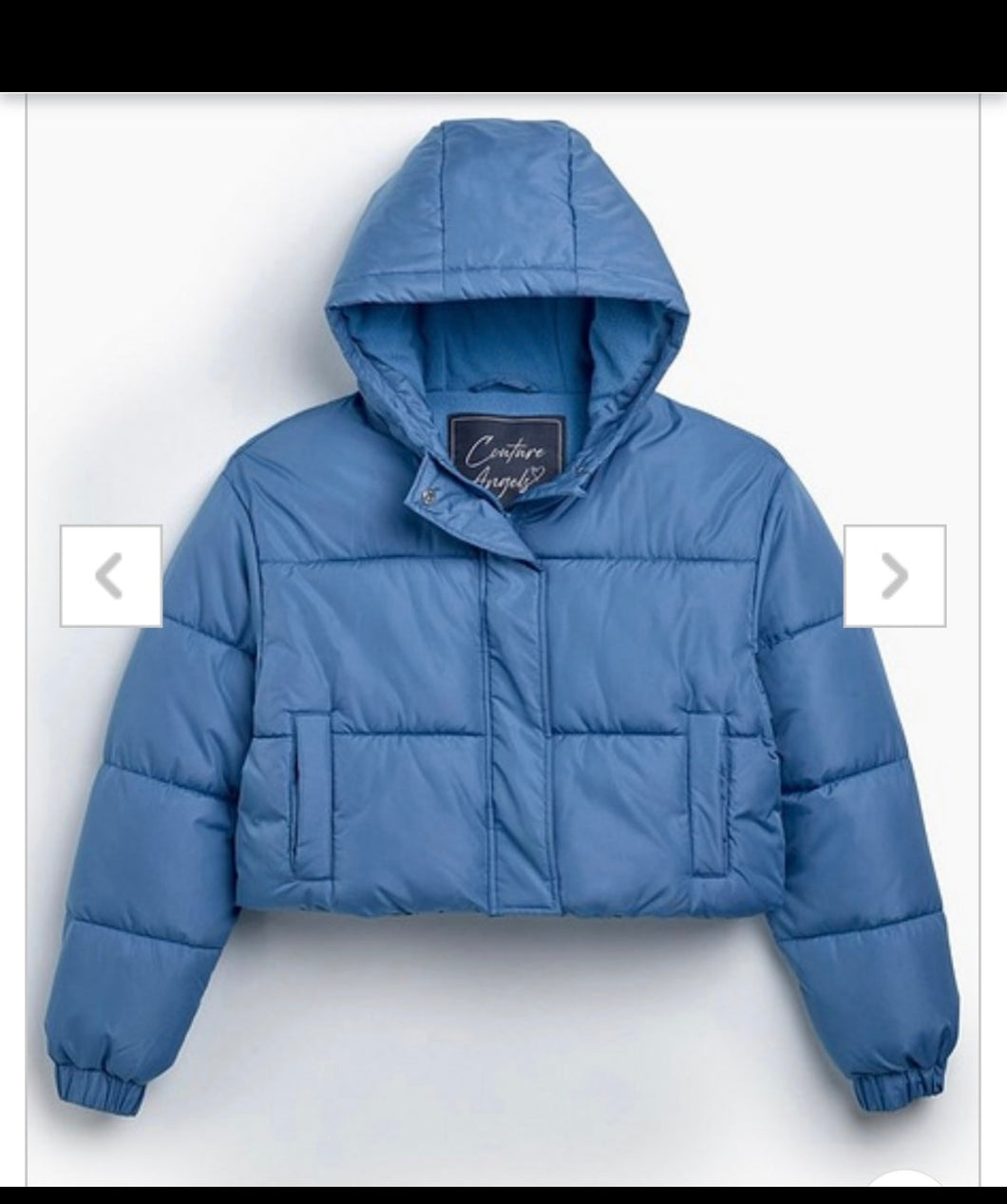 Cropped padded coat