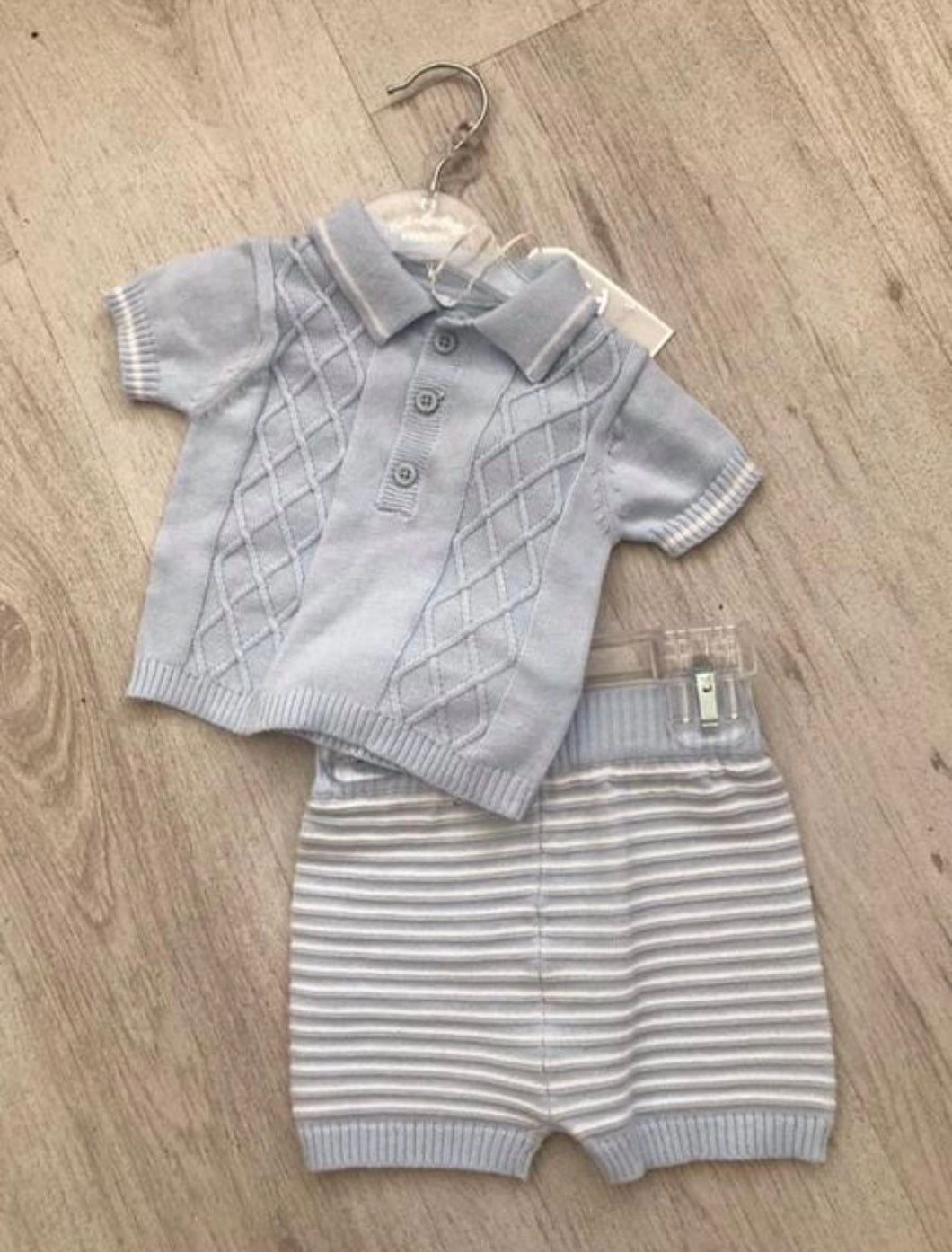 2pc knitted set - 3/6 months