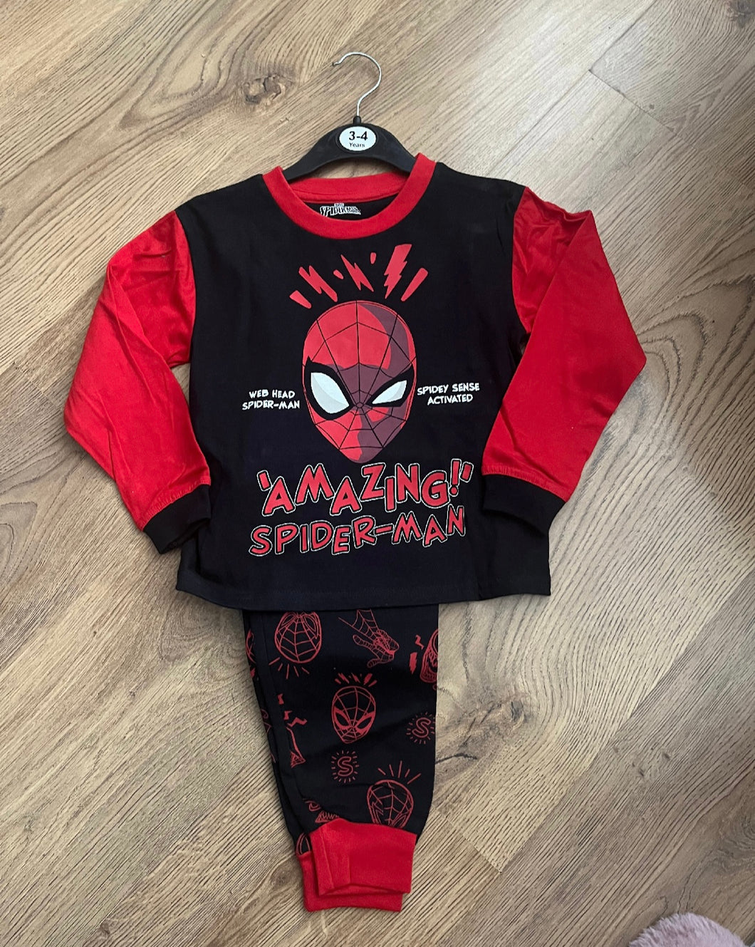Spider-Man pyjamas- 3/4 years