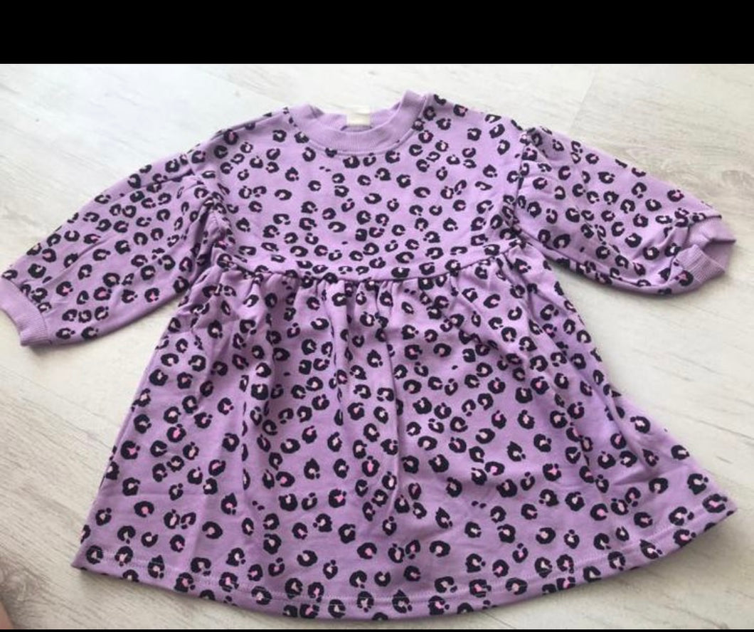 Next purple leopard dress