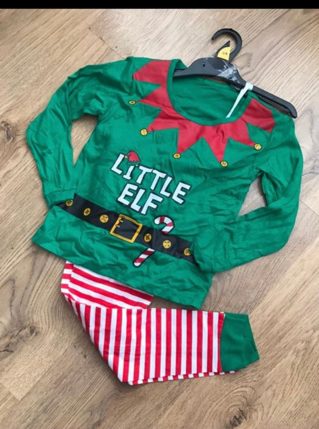 Elf pyjamas - 5/6 years