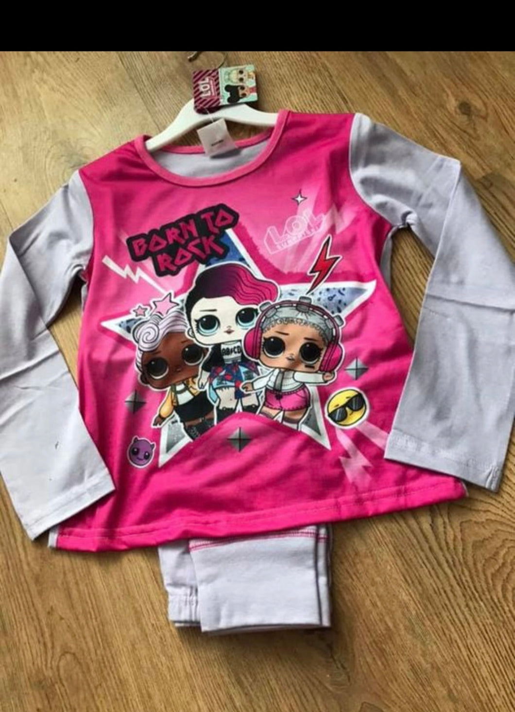 LOL ‘born to rock’ long pyjamas