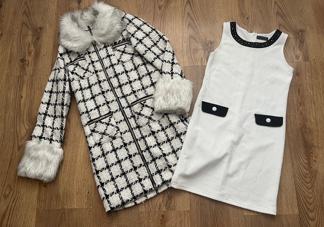 Coat and dress set
