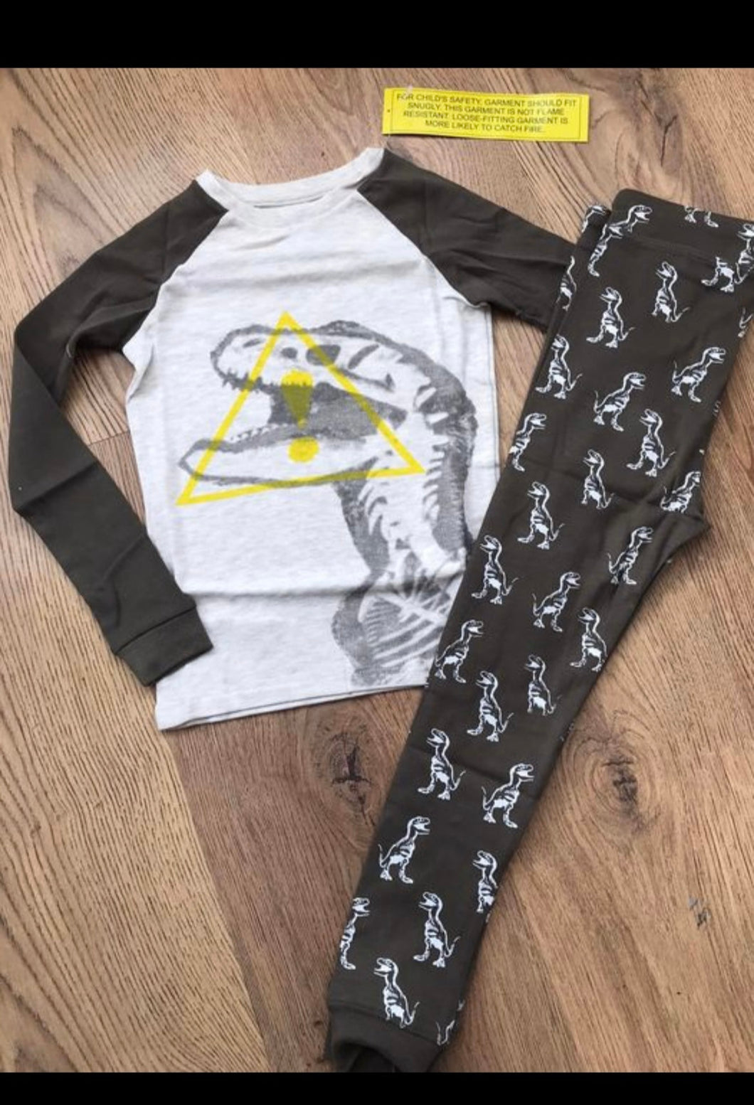 Dinosaur slim fit pyjamas