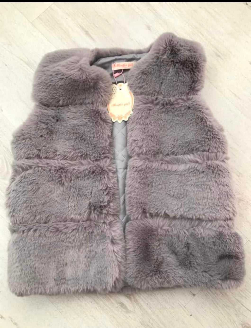 Furry gilet