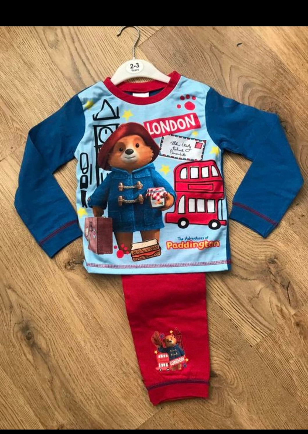 Paddington bear pyjamas- 2/3 years