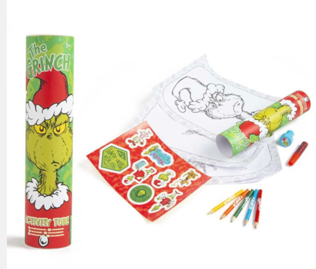 The grinch activity tube