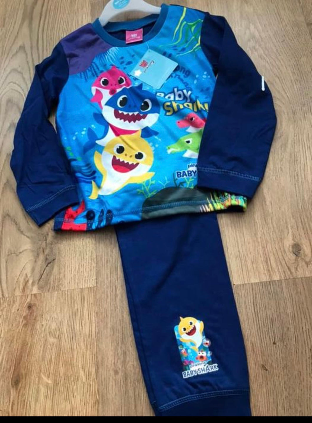 Baby shark pyjamas- 4/5 years