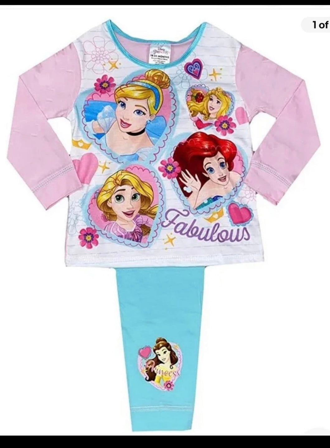 Princess pyjamas- 2/3 years