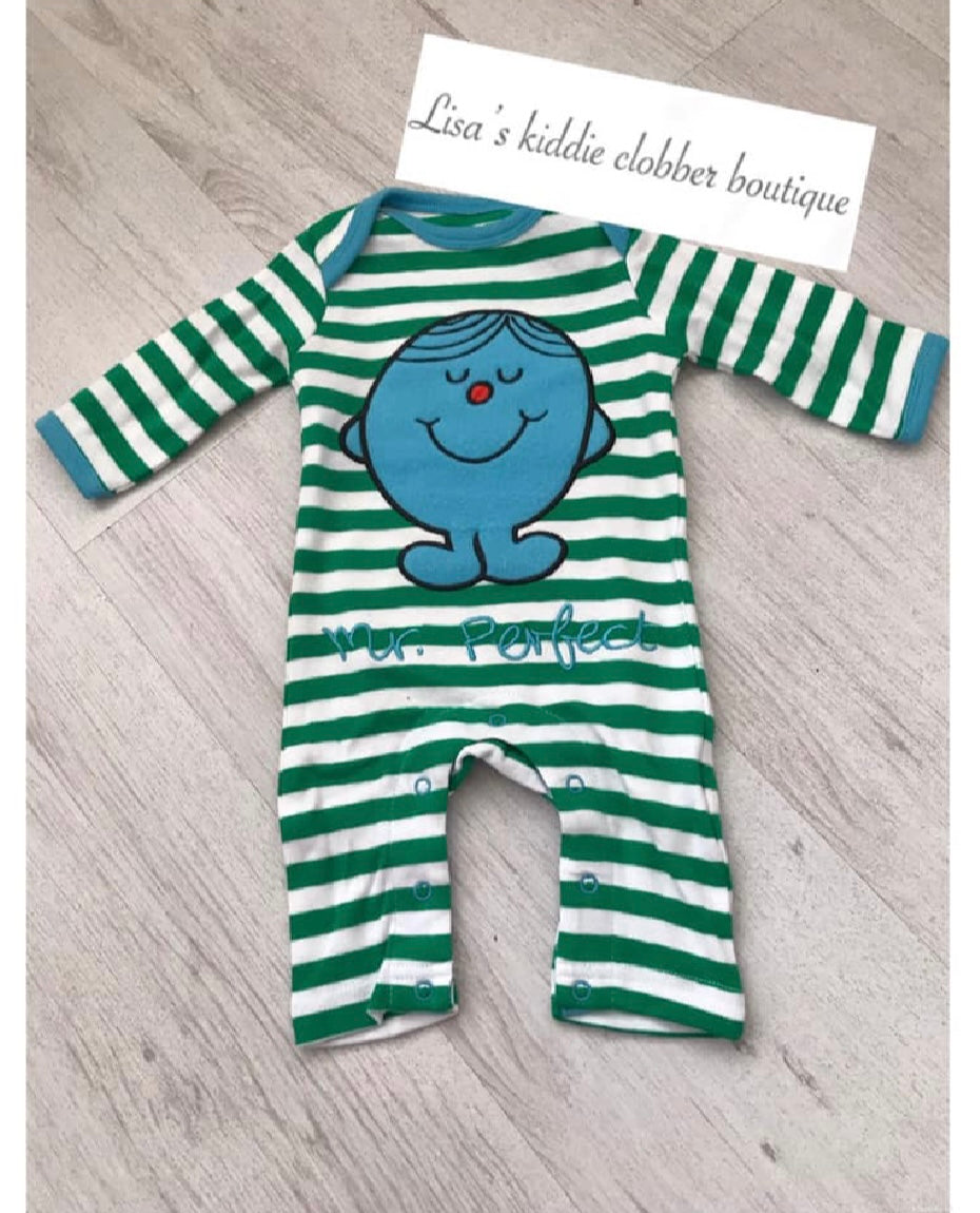 Mr perfect sleepsuit