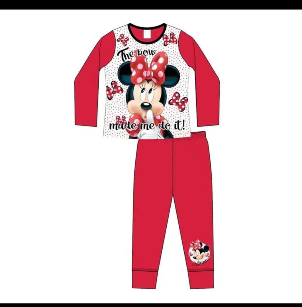 Minnie Mouse pyjamas- 9/10 years