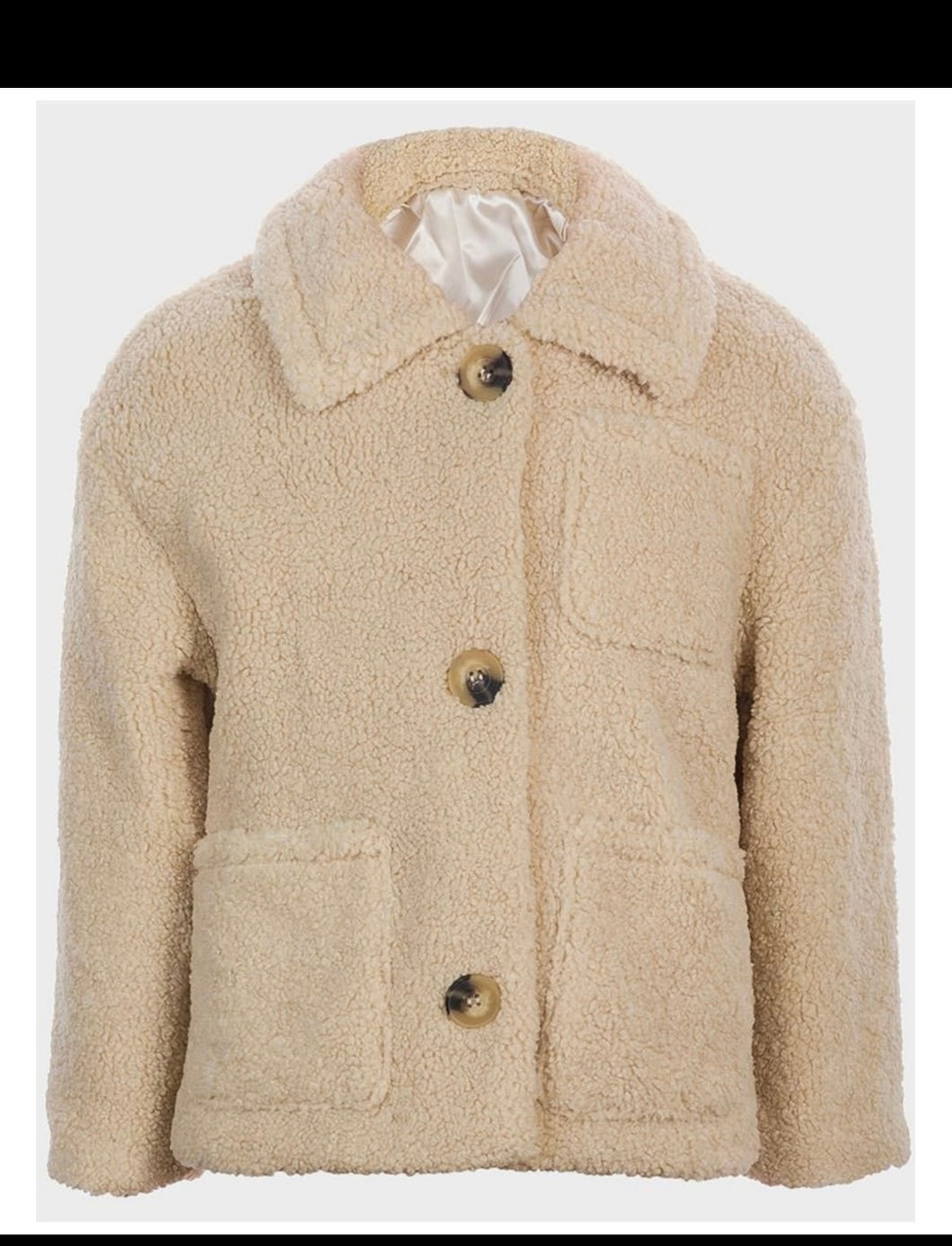 Teddy jacket - beige