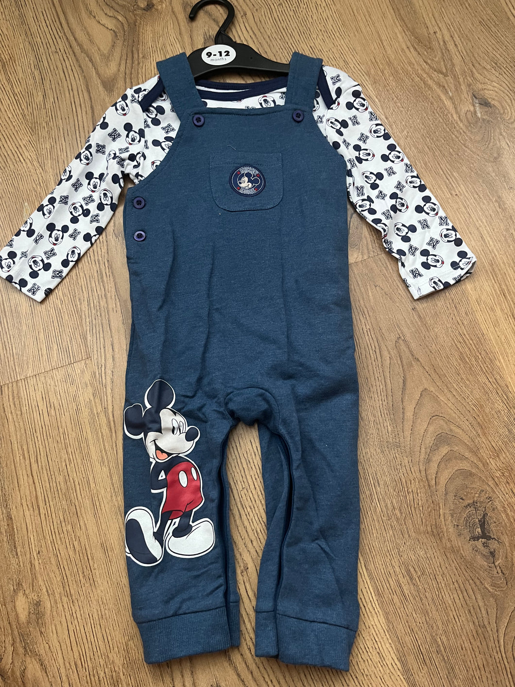 Mickey Mouse dungaree set