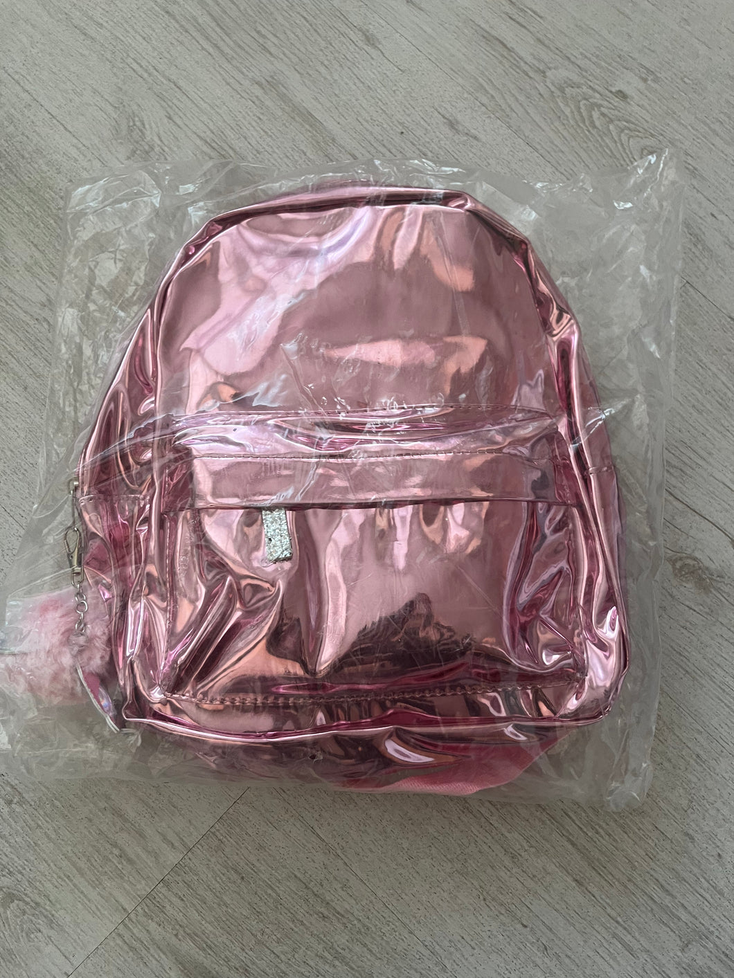 Shiny backpack