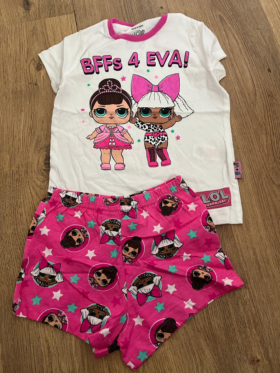LOL short pyjamas- 4/5 years
