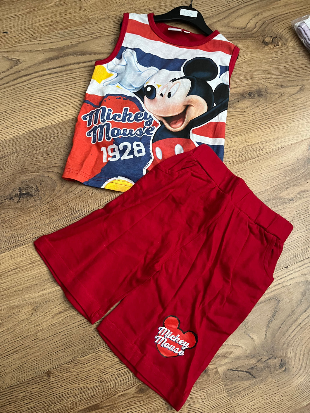 Mickey Mouse short pyjamas- 3/4 years